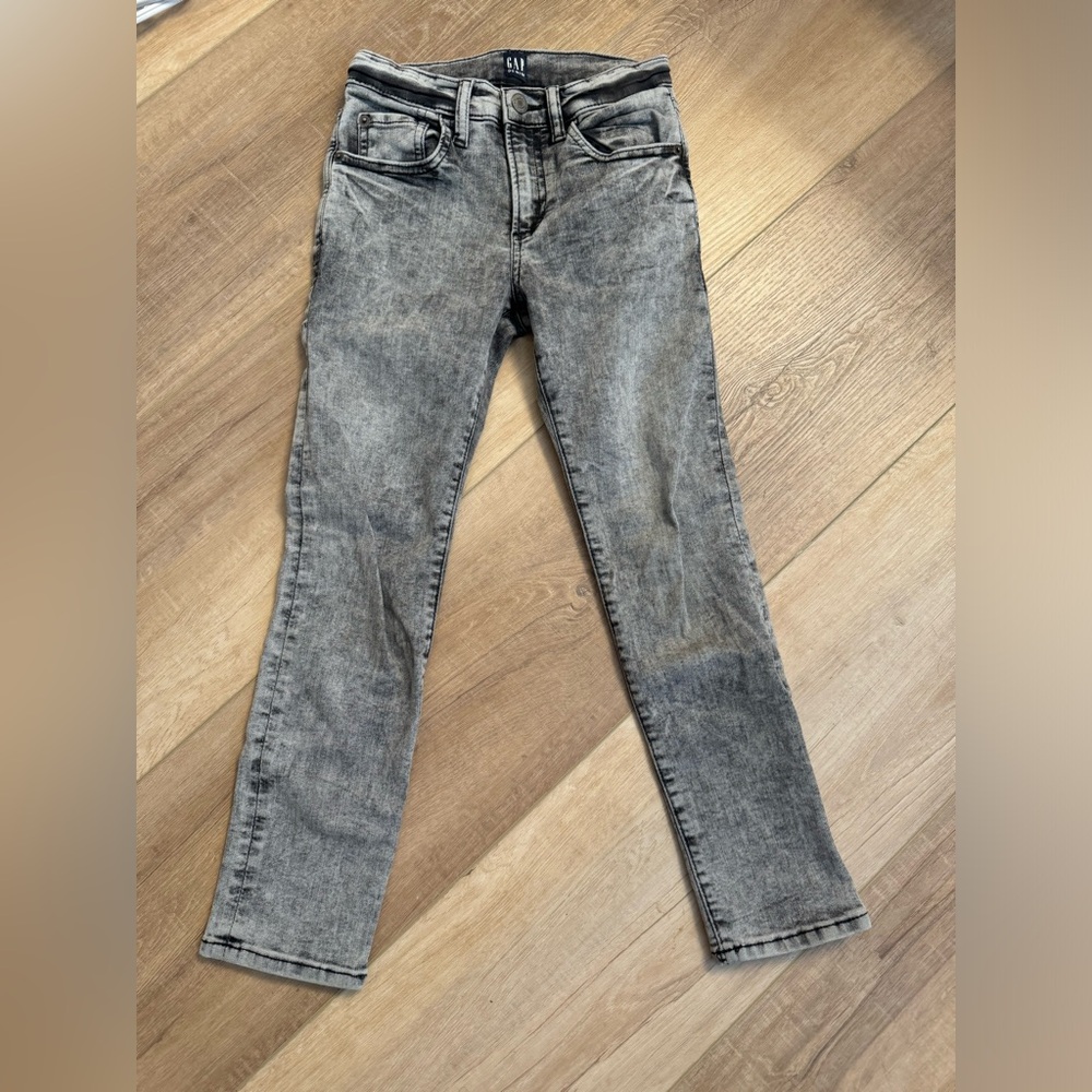 NWOT black denim wash Gap kids h